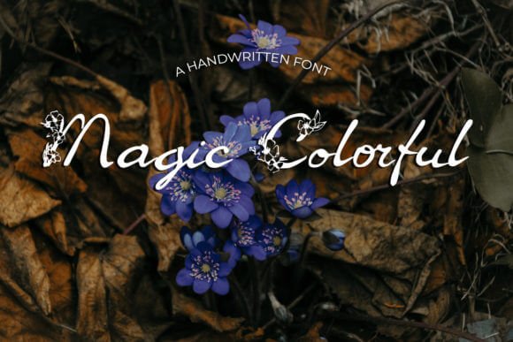 Magic Colorful Font