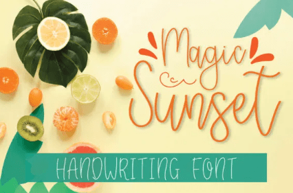 Magic Sunset Font