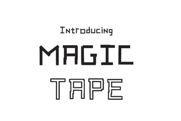 Magic Tape Font