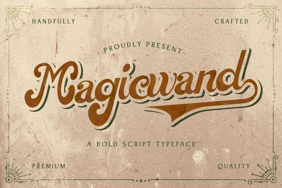 Magic Wand - Bold Script Font