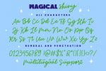 Magical Shiny Font