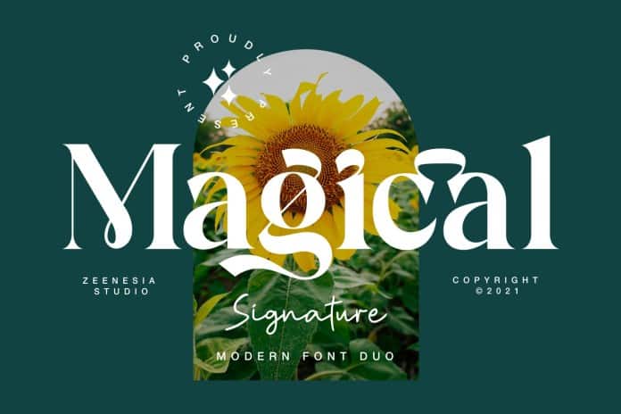 Magical Signature Font