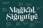 Magical Signature Font