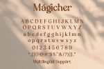 Magicher - Ligatures Connected Serif Font