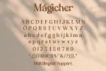 Magicher - Ligatures Connected Serif Font