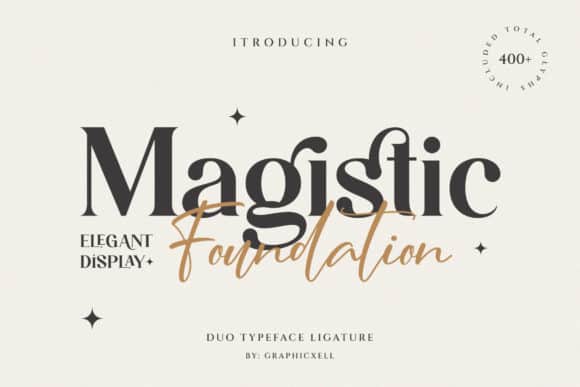 Magistic Foundation – Elegant Display Font