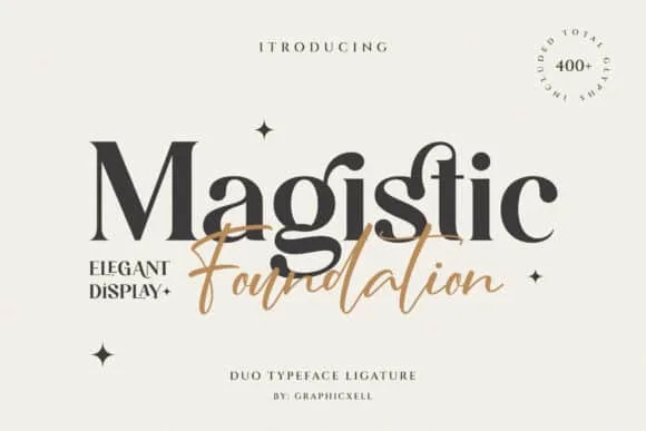 Magistic Foundation – Elegant Display Font