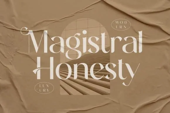 Magistral Honesty Font Magistral Honesty FontMagistral Honesty Font