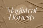 Magistral Honesty Font