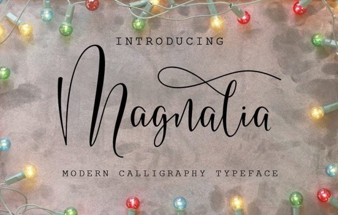 Magnalia Font Script