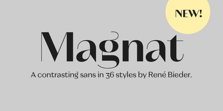 Magnat Font Families