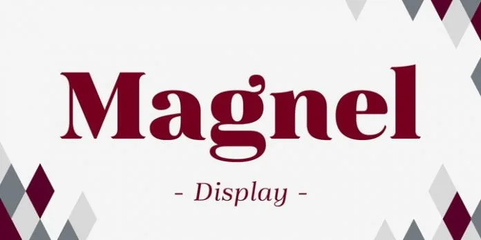 Magnel Display Font Family