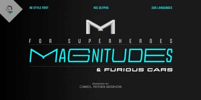 Magnitudes Font