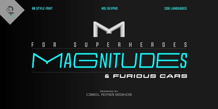 Magnitudes Font