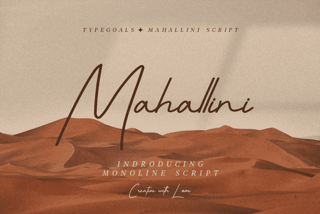 Mahallini Script Font