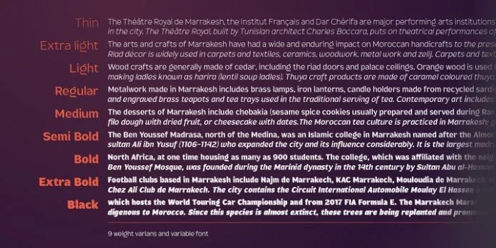 Mahameru Font Family