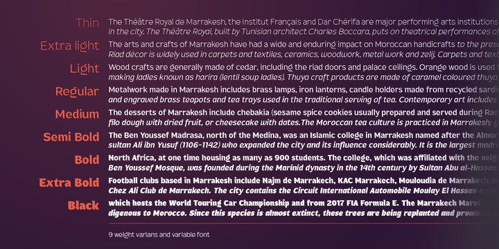 Mahameru Font Family