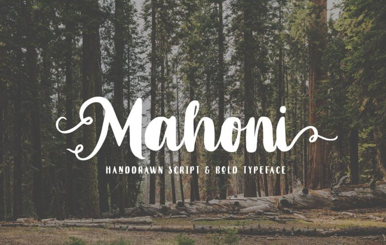 Mahoni Font Free Download
