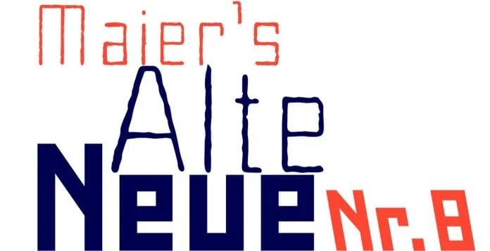 Maiers Nr 8 Pro Font Families