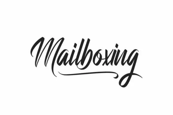 Mailboxing Font