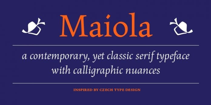 Maiola Font Families