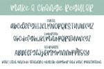 Make a Change Font