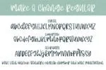 Make a Change Font