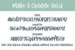 Make a Change Font