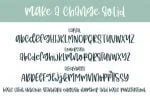 Make a Change Font