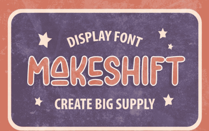 Makeshift - Unique Display Font