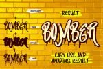 Making Bomber Font