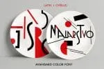 Malarstvo - Avangard Color Font Cyrillic