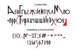 Malarstvo - Avangard Color Font Cyrillic