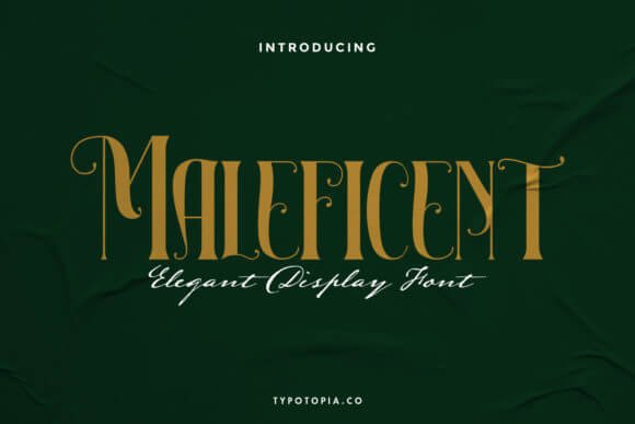 Maleficent Font