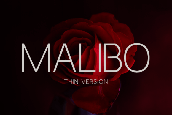 Malibo Thin Font