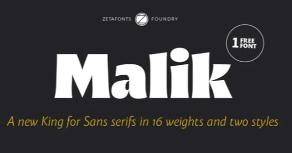 Malik Font Family