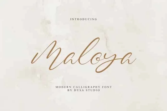 Maloya Font