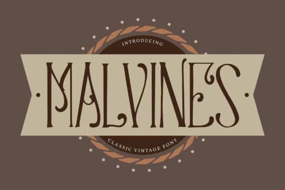 Malvines Font