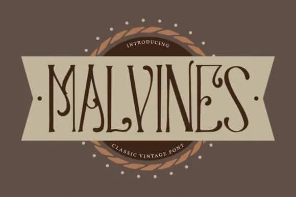 Malvines Font