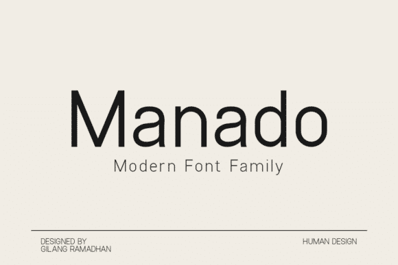 Manado Font