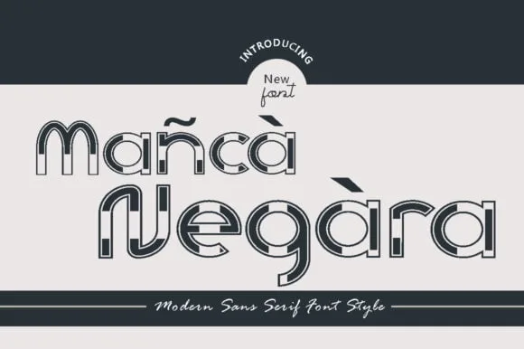 Manca Negara Font