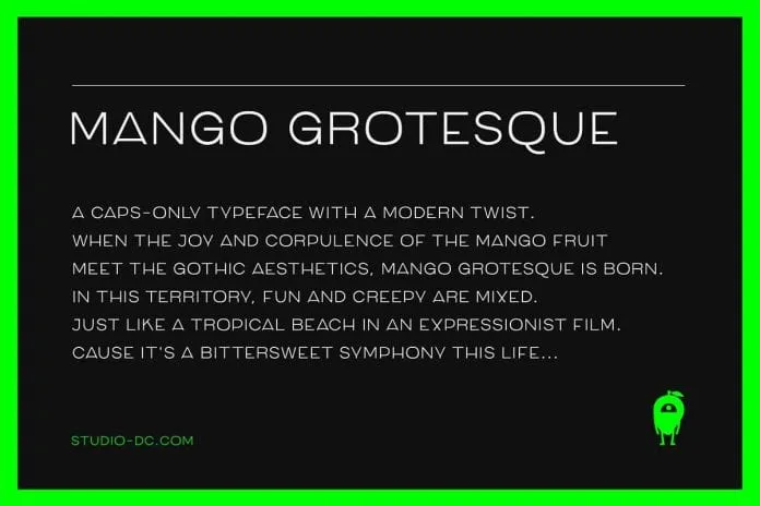 Mango Grotesque Font