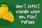 Mango Juicy Font