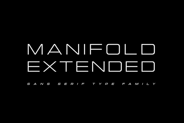Manifold Extended Font