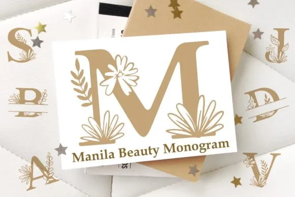 Manila Beauty Monogram Font
