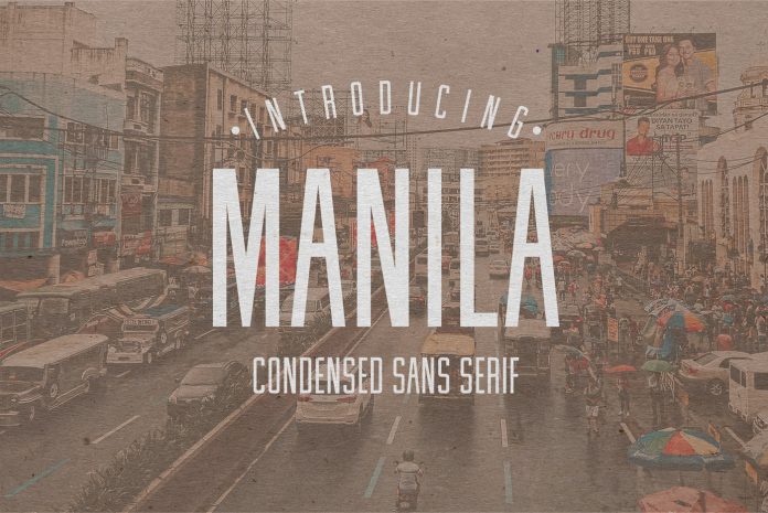 Manila Condensed Typeface Font