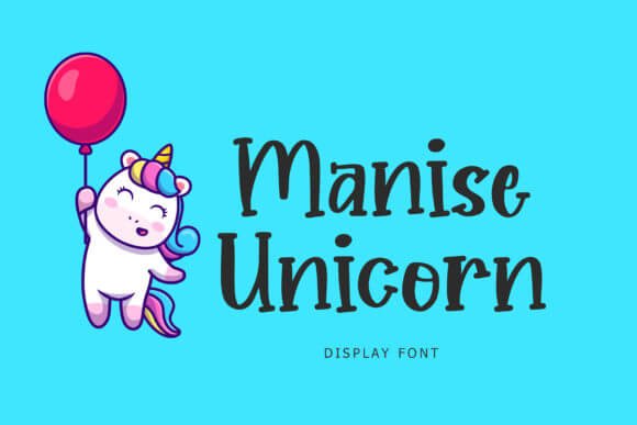 Manise Unicorn Font