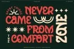 Mannish All Caps Retro Display Font
