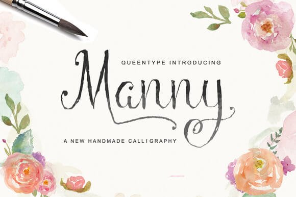 Manny Script Font