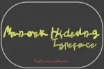 Manoek Hideung Font